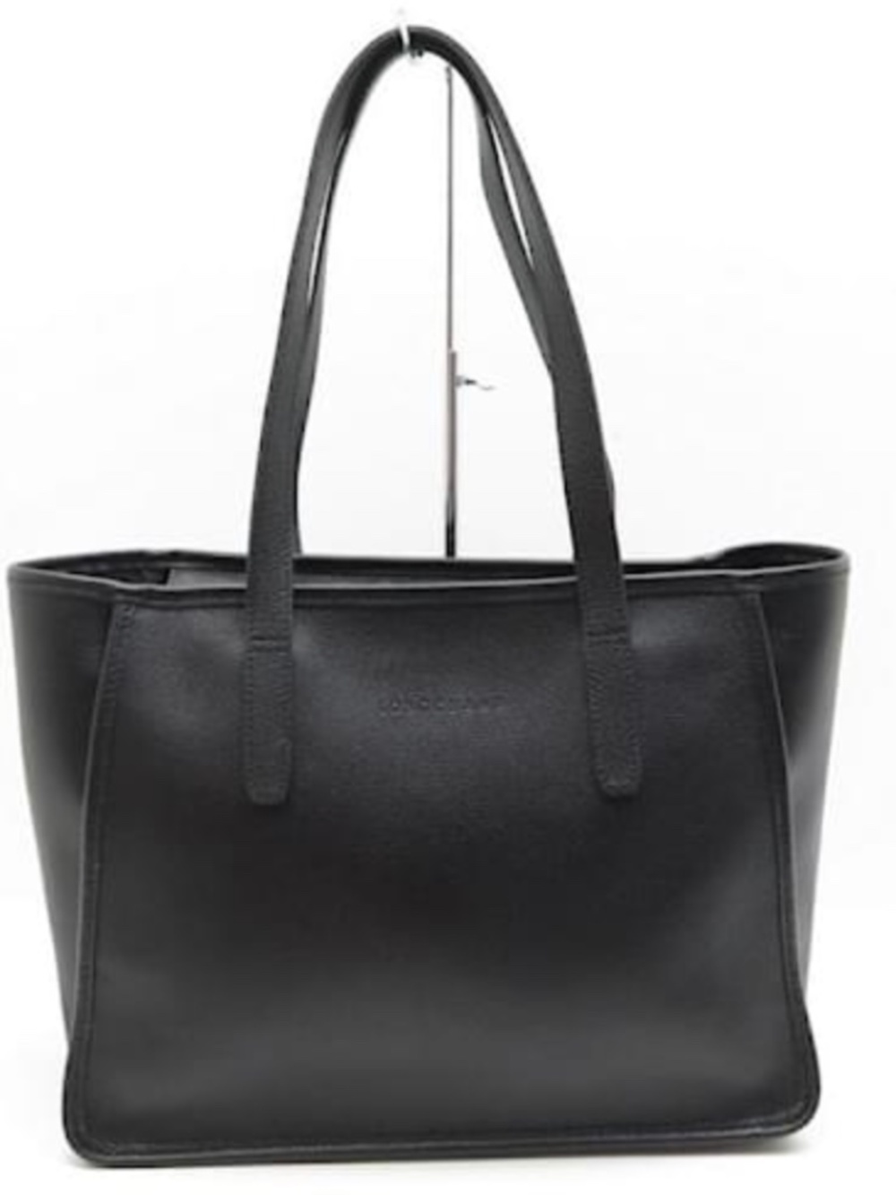 New Longchamp Cabas Le Foulonne Black Leather Handbag